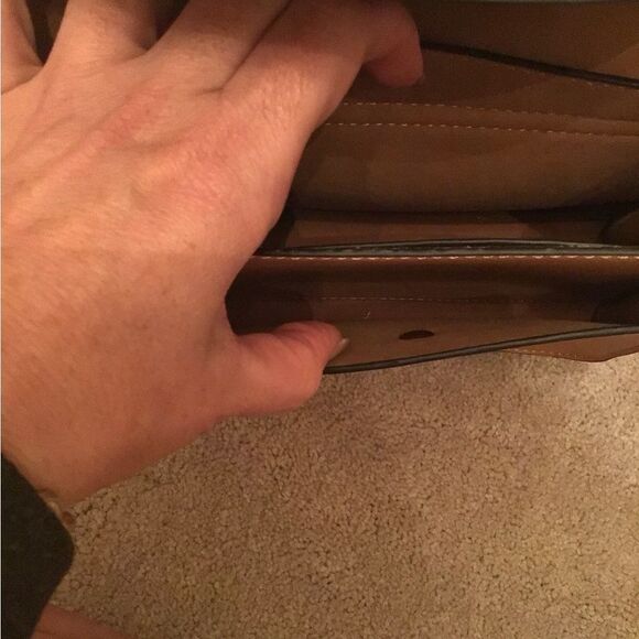 Saddle Bag Crossbody with Flower Designs on Strap - Picture 7 of 7